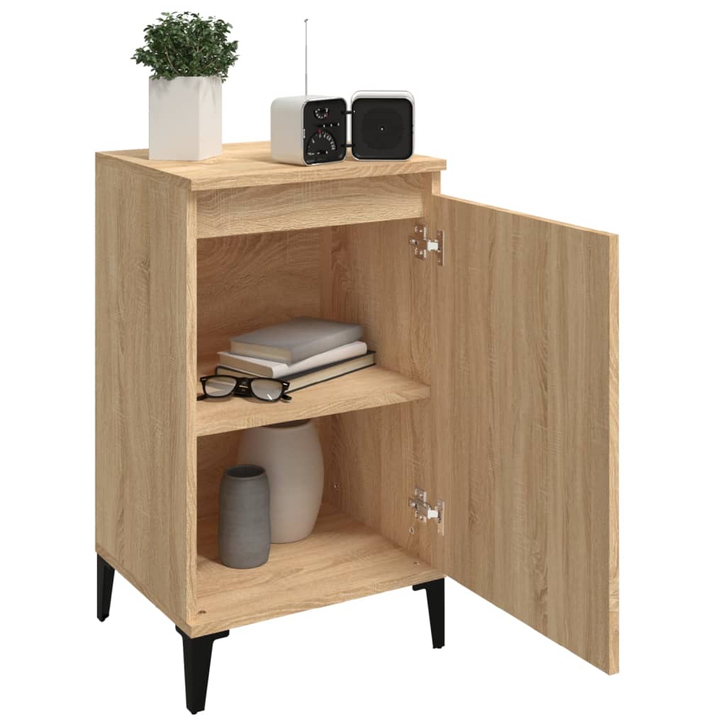 Κομοδίνο Sonoma Δρυς 40x35x70 εκ. από Επεξεργασμένο Ξύλο