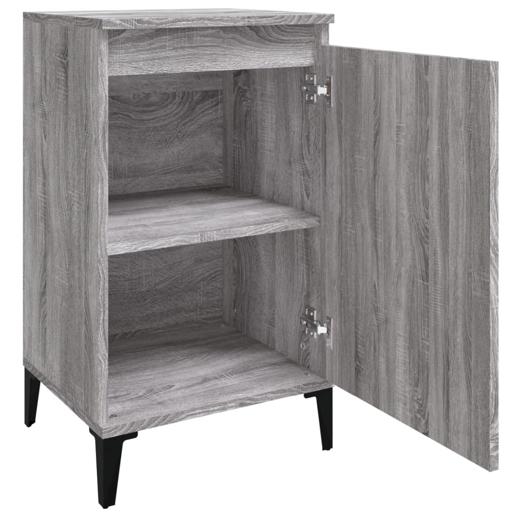 Κομοδίνο Γκρι Sonoma 40x35x70 εκ. από Επεξεργασμένο Ξύλο