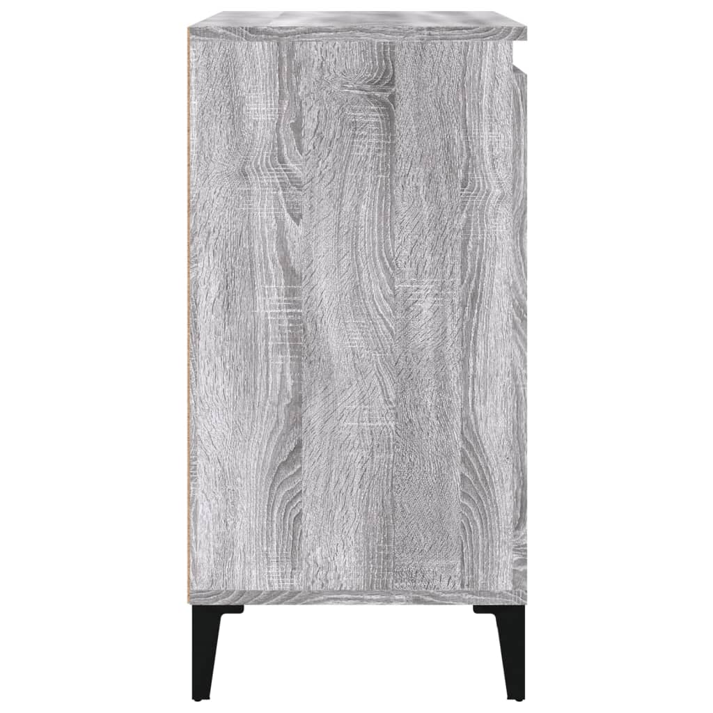 Κομοδίνο Γκρι Sonoma 40x35x70 εκ. από Επεξεργασμένο Ξύλο