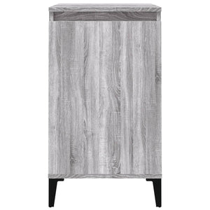 Κομοδίνα 2 τεμ. Γκρι Sonoma 40x35x70 εκ. από Επεξεργασμένο Ξύλο