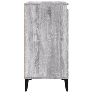 Κομοδίνα 2 τεμ. Γκρι Sonoma 40x35x70 εκ. από Επεξεργασμένο Ξύλο