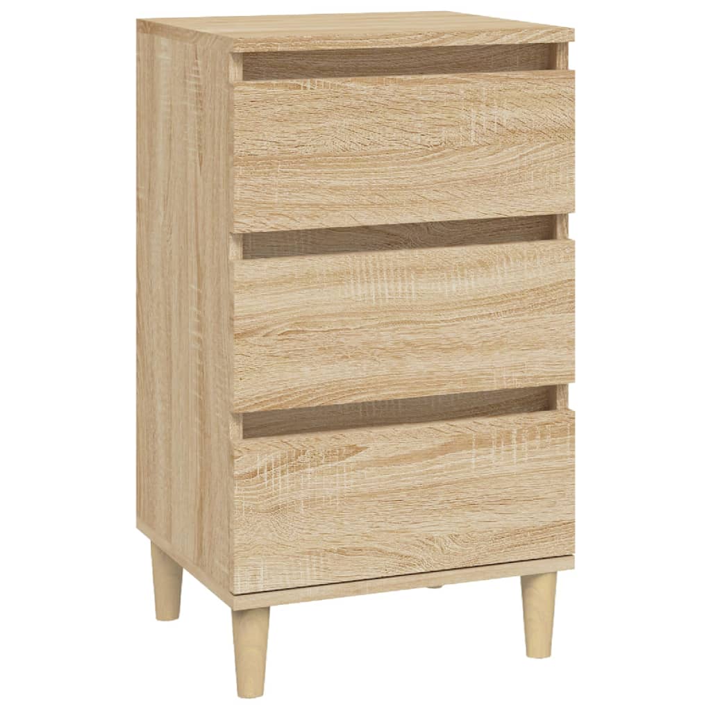 Κομοδίνο Sonoma Δρυς 40x35x70 εκ. από Επεξεργασμένο Ξύλο