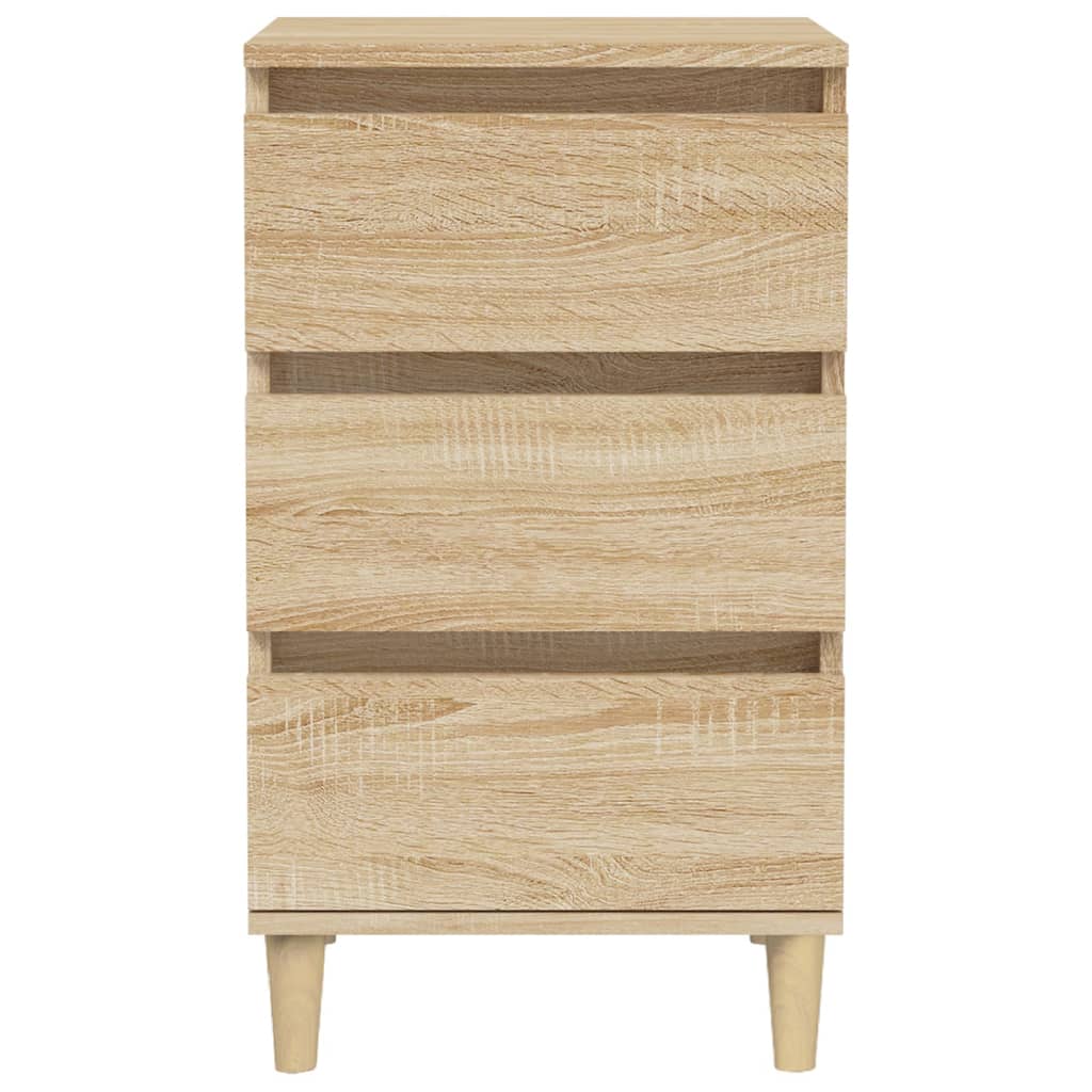 Κομοδίνο Sonoma Δρυς 40x35x70 εκ. από Επεξεργασμένο Ξύλο