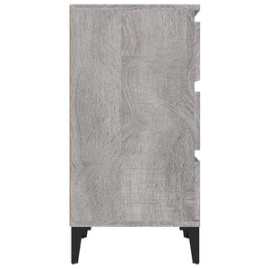 Κομοδίνο Γκρι Sonoma 40x35x70 εκ. από Επεξεργασμένο Ξύλο - Pakobazaar