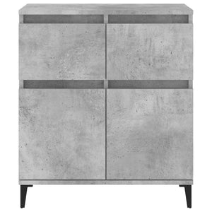 Ντουλάπι Γκρι Σκυροδέματος 60x35x70 εκ. Επεξεργασμένο Ξύλο