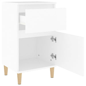 Κομοδίνο Λευκό 40 x 35 x 70 εκ. - Pakobazaar
