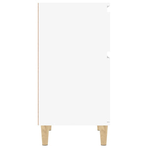 Κομοδίνα 2 τεμ. Λευκά 40 x 35 x 70 εκ. - Pakobazaar