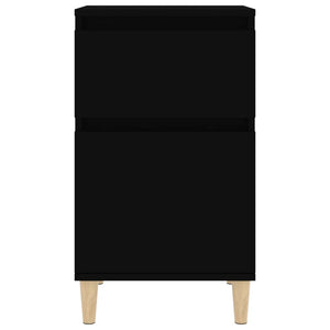 Κομοδίνο Μαύρο 40 x 35 x 70 εκ.