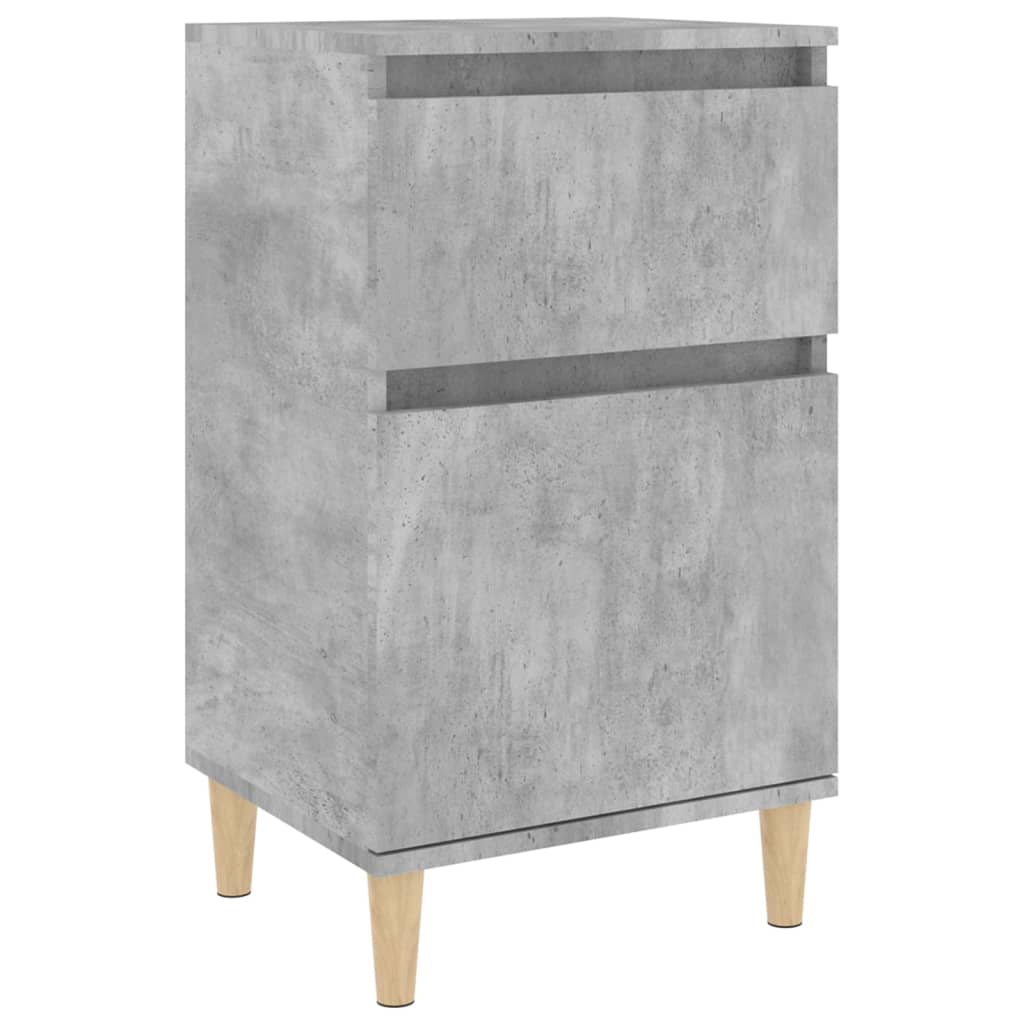 Κομοδίνο Γκρι Σκυροδέματος 40x35x70 εκ. - Pakobazaar