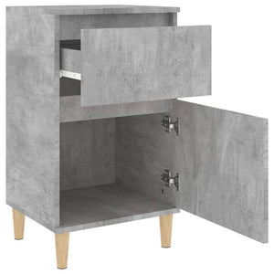 Κομοδίνο Γκρι Σκυροδέματος 40x35x70 εκ. - Pakobazaar