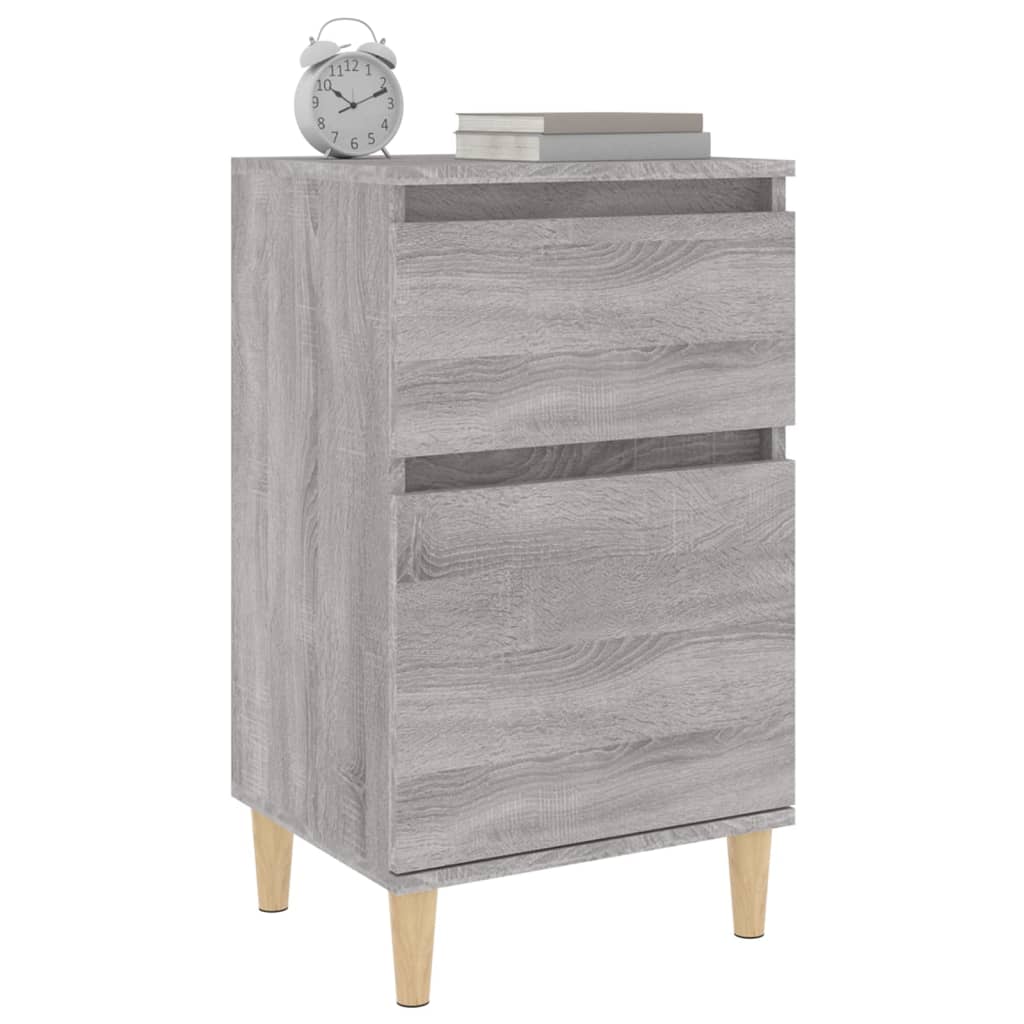 Κομοδίνο Γκρι Sonoma 40x35x70 εκ.