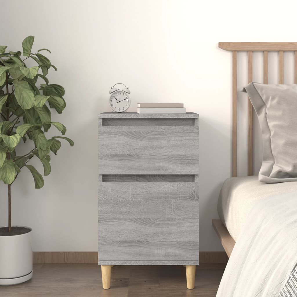 Κομοδίνο Γκρι Sonoma 40x35x70 εκ.