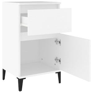 Κομοδίνο Λευκό 40 x 35 x 70 εκ.