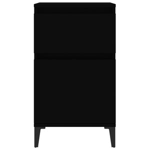 Κομοδίνο Μαύρο 40 x 35 x 70 εκ.