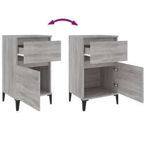Κομοδίνο Γκρι Sonoma 40x35x70 εκ.