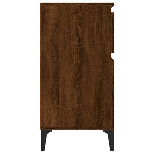 Κομοδίνο Καφέ Δρυς 40x35x70 εκ.