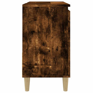 Ντουλάπι Μπάνιου Καπνιστή Δρυς 65x33x60 εκ. Επεξεργασμένο Ξύλο - Pakobazaar