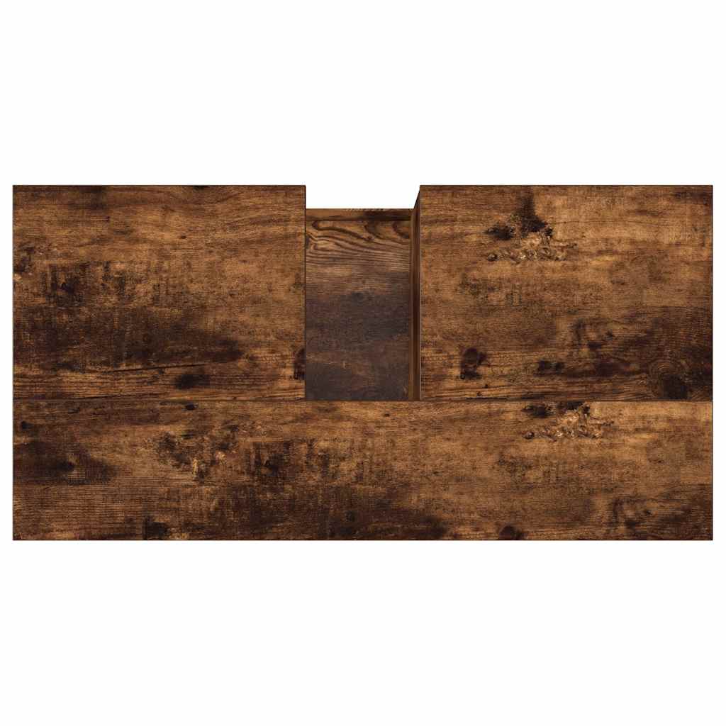 Ντουλάπι Μπάνιου Καπνιστή Δρυς 65x33x60 εκ. Επεξεργασμένο Ξύλο - Pakobazaar