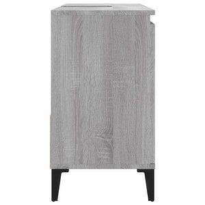 Ντουλάπι Μπάνιου Γκρι Sonoma 65x33x60 εκ. Επεξεργασμένο Ξύλο