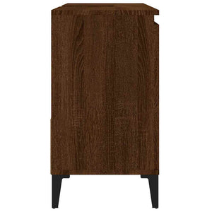 Ντουλάπι Μπάνιου Καφέ Δρυς 65x33x60 εκ. Επεξεργασμένο Ξύλο