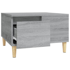 Τραπεζάκι Σαλονιού Γκρι Sonoma 55x55x36,5εκ. Επεξεργασμένο Ξύλο