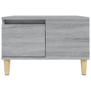 Τραπεζάκι Σαλονιού Γκρι Sonoma 55x55x36,5εκ. Επεξεργασμένο Ξύλο