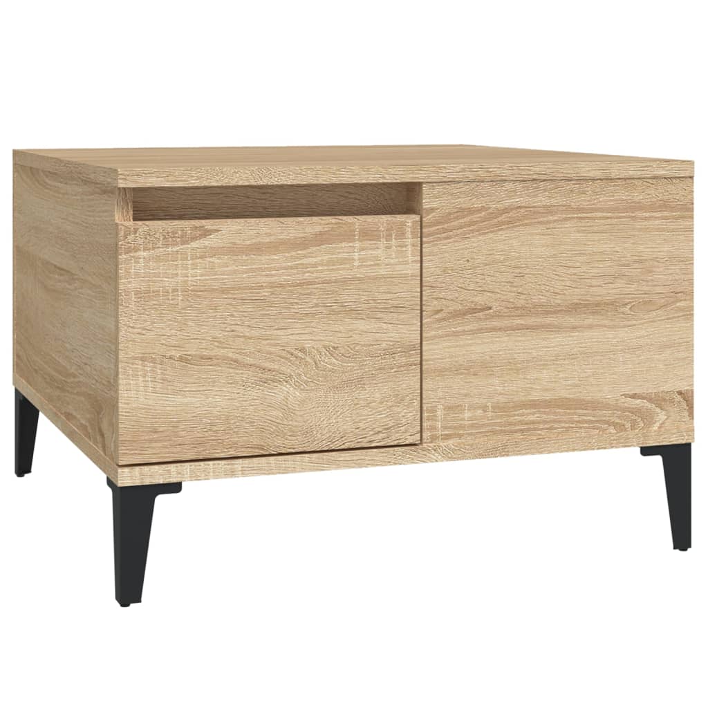 Τραπεζάκι Σαλονιού Sonoma Δρυς 55x55x36,5εκ. Επεξεργασμένο Ξύλο