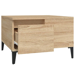 Τραπεζάκι Σαλονιού Sonoma Δρυς 55x55x36,5εκ. Επεξεργασμένο Ξύλο