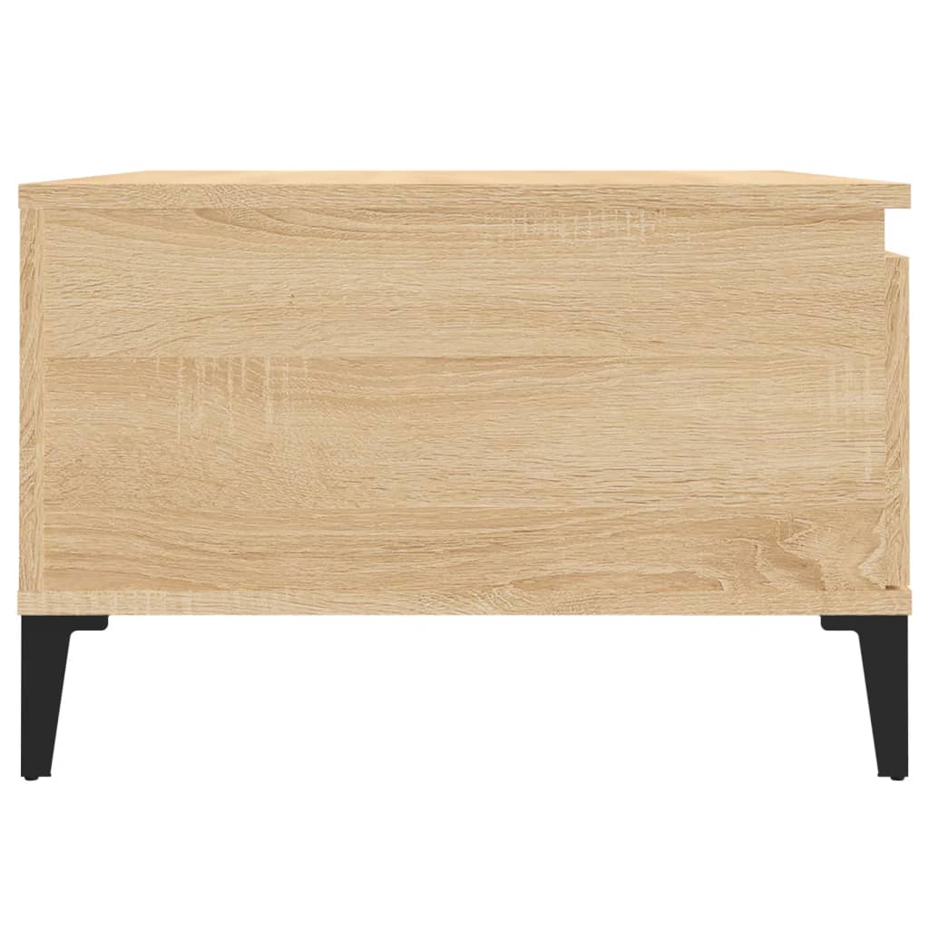Τραπεζάκι Σαλονιού Sonoma Δρυς 55x55x36,5εκ. Επεξεργασμένο Ξύλο