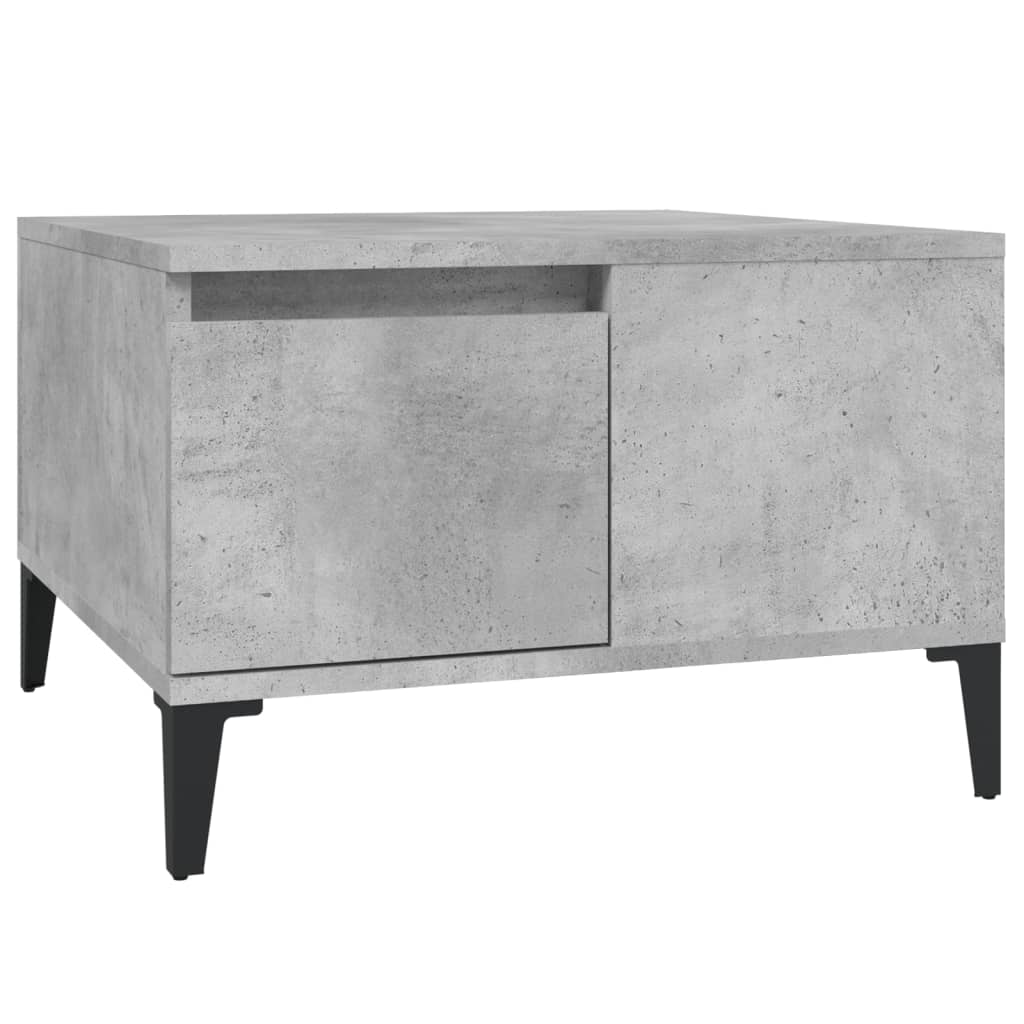 Τραπεζάκι Σαλονιού Γκρι Σκυρ. 55x55x36,5 εκ. Επεξεργ. Ξύλο