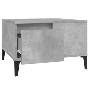 Τραπεζάκι Σαλονιού Γκρι Σκυρ. 55x55x36,5 εκ. Επεξεργ. Ξύλο