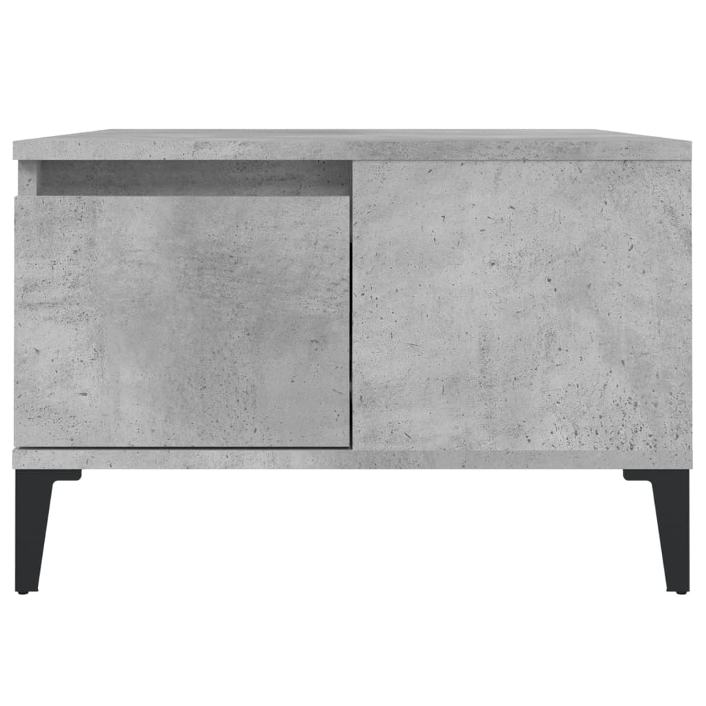Τραπεζάκι Σαλονιού Γκρι Σκυρ. 55x55x36,5 εκ. Επεξεργ. Ξύλο