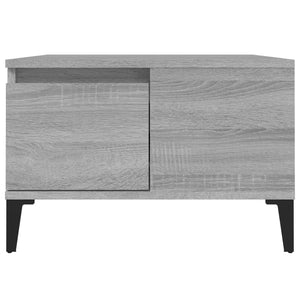 Τραπεζάκι Σαλονιού Γκρι Sonoma 55x55x36,5εκ. Επεξεργασμένο Ξύλο