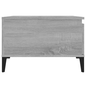 Τραπεζάκι Σαλονιού Γκρι Sonoma 55x55x36,5εκ. Επεξεργασμένο Ξύλο