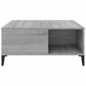 Τραπεζάκι Σαλονιού Γκρι Sonoma 80x80x36,5εκ. Επεξεργασμένο Ξύλο