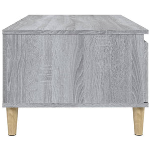 Τραπεζάκι Σαλονιού Γκρι Sonoma 90x50x36,5εκ. Επεξεργασμένο Ξύλο