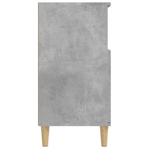 Ντουλάπι Γκρι Σκυροδέματος 60x35x70 εκ. Επεξεργασμένο Ξύλο