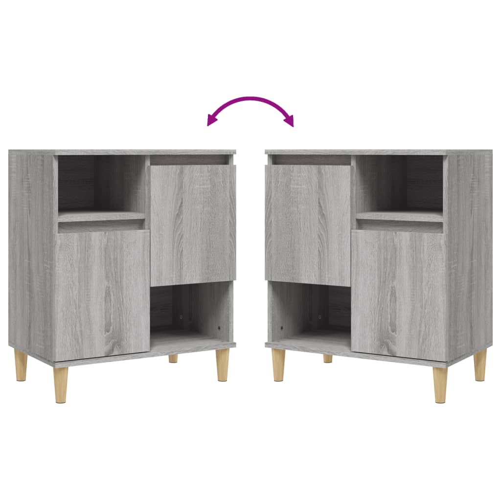 Ντουλάπι Γκρι Sonoma 60x35x70 εκ. από Επεξεργασμένο Ξύλο