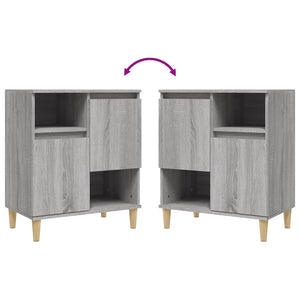 Ντουλάπι Γκρι Sonoma 60x35x70 εκ. από Επεξεργασμένο Ξύλο
