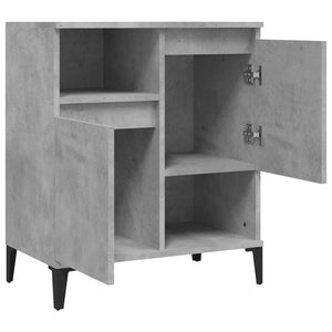 Ντουλάπι Γκρι Σκυροδέματος 60x35x70 εκ. Επεξεργασμένο Ξύλο