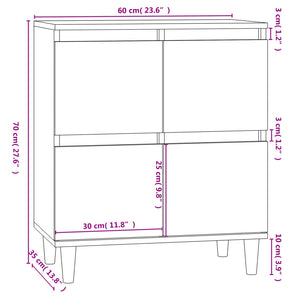 Ντουλάπι Καπνιστή Δρυς 60x35x70 εκ. από Επεξεργασμένο Ξύλο