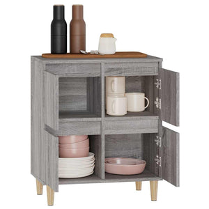 Ντουλάπι Γκρι Sonoma 60x35x70 εκ. από Επεξεργασμένο Ξύλο