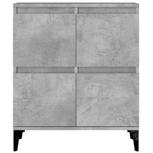 Ντουλάπι Γκρι Σκυροδέματος 60x35x70 εκ. Επεξεργασμένο Ξύλο