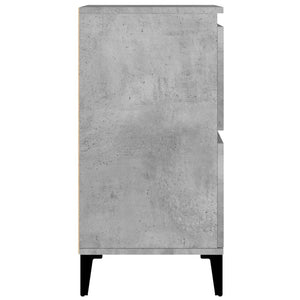 Ντουλάπι Γκρι Σκυροδέματος 60x35x70 εκ. Επεξεργασμένο Ξύλο