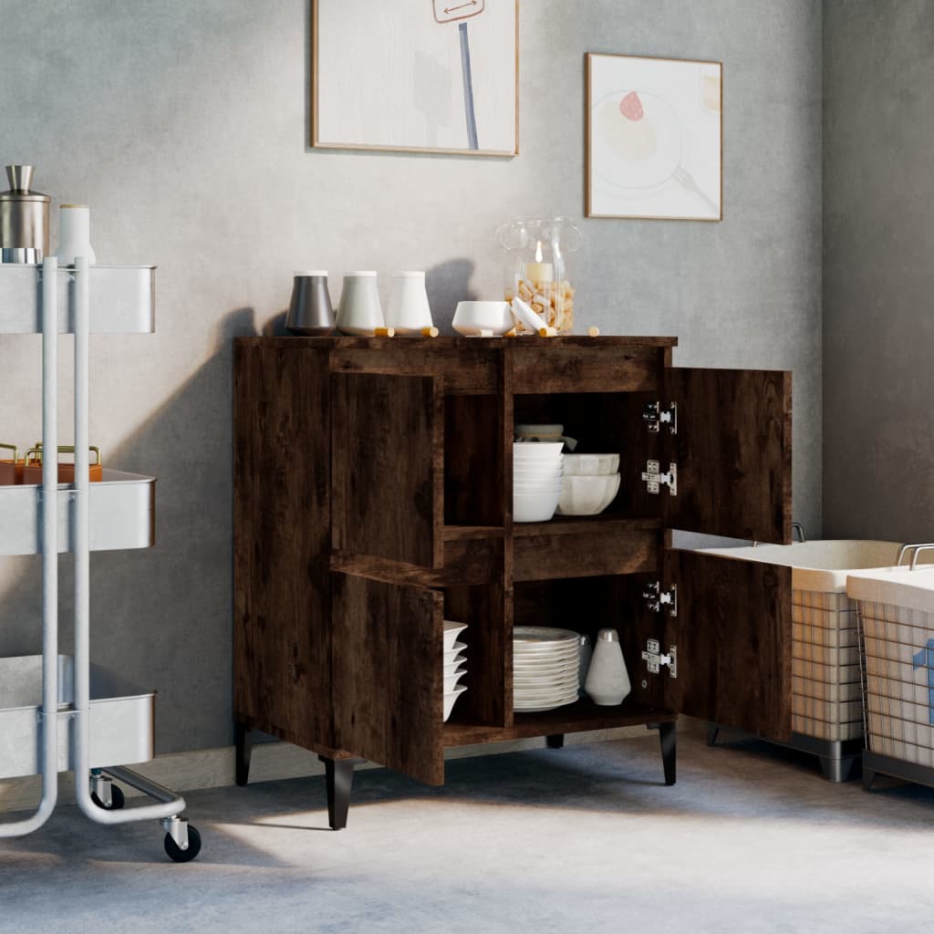 Ντουλάπι Καπνιστή Δρυς 60x35x70 εκ. από Επεξεργασμένο Ξύλο - Pakobazaar