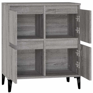 Ντουλάπι Γκρι Sonoma 60x35x70 εκ. από Επεξεργασμένο Ξύλο - Pakobazaar