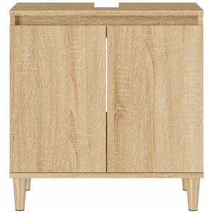 Ντουλάπι Νιπτήρα Sonoma Δρυς 58x33x60 εκ. Επεξεργασμένο Ξύλο