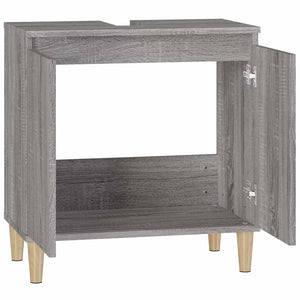 Ντουλάπι Νιπτήρα Grey Sonoma 58 x 33 x 60 εκ. Επεξεργ. Ξύλο