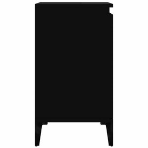 Ντουλάπι Νιπτήρα Μαύρο 58x33x60 εκ. Επεξεργασμένο Ξύλο