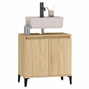 Ντουλάπι Νιπτήρα Sonoma Δρυς 58x33x60 εκ. Επεξεργασμένο Ξύλο